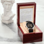To My Husband Openwork Watch