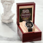Dad Vintage Time Openwork Watch