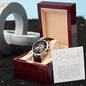 To My Husband Openwork Watch