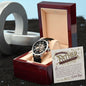 Vintage Funny Father Openwork Watch