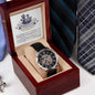 To My Wonderful Husband Openwork Watch