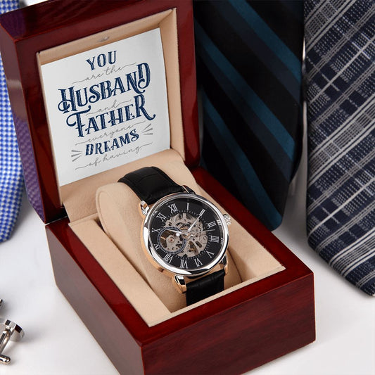 You Are The Husband Openwork Watch