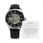 To My Handsome Husband Openwork Watch