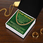 To My Soulmate Cuban Link Chain