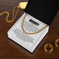 Cuban Link Chain 14K Yellow Gold Finish