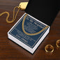14K Yellow Gold Finish Cuban Link Necklace
