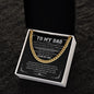 Cuban Link Chain 14K Yellow Gold Finish