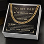Cuban Chain Link 14K Yellow Gold Finish