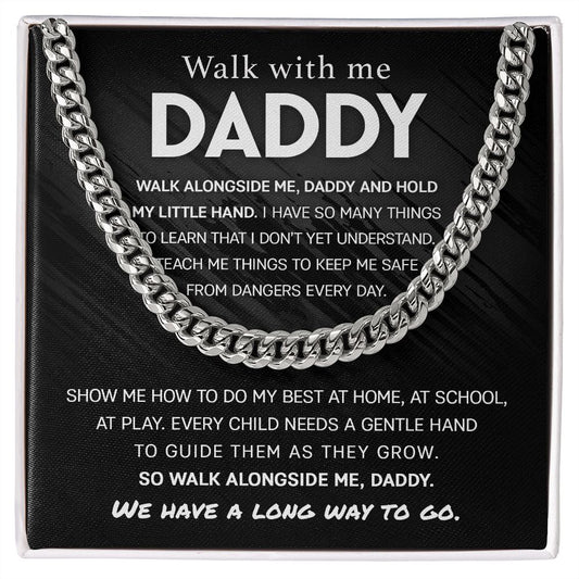 14K Yellow Gold Finish Cuban Link Chain