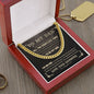 Cuban Chain Link 14K Yellow Gold Finish