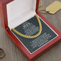 To My Man Cuban Link Chain