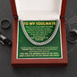 To My Soulmate Cuban Link Chain