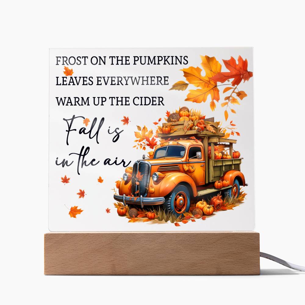 Fall Is In The Air Acrylic Plaque