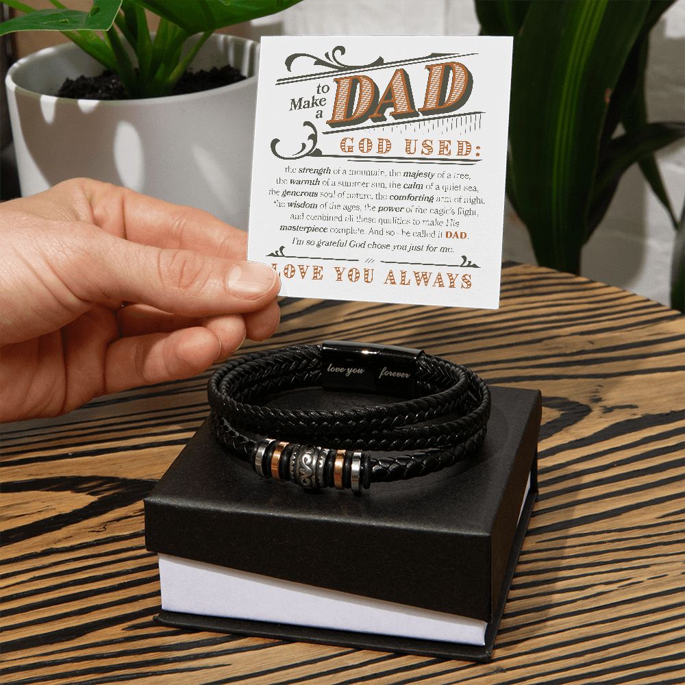 To Make a Dad Forever Love Bracelet