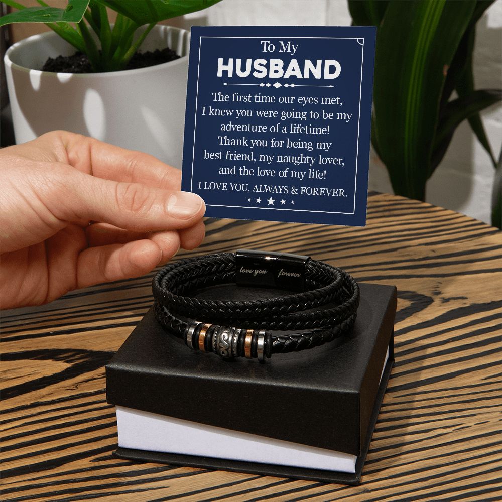 My Husband First Time Love You Forever Bracelet