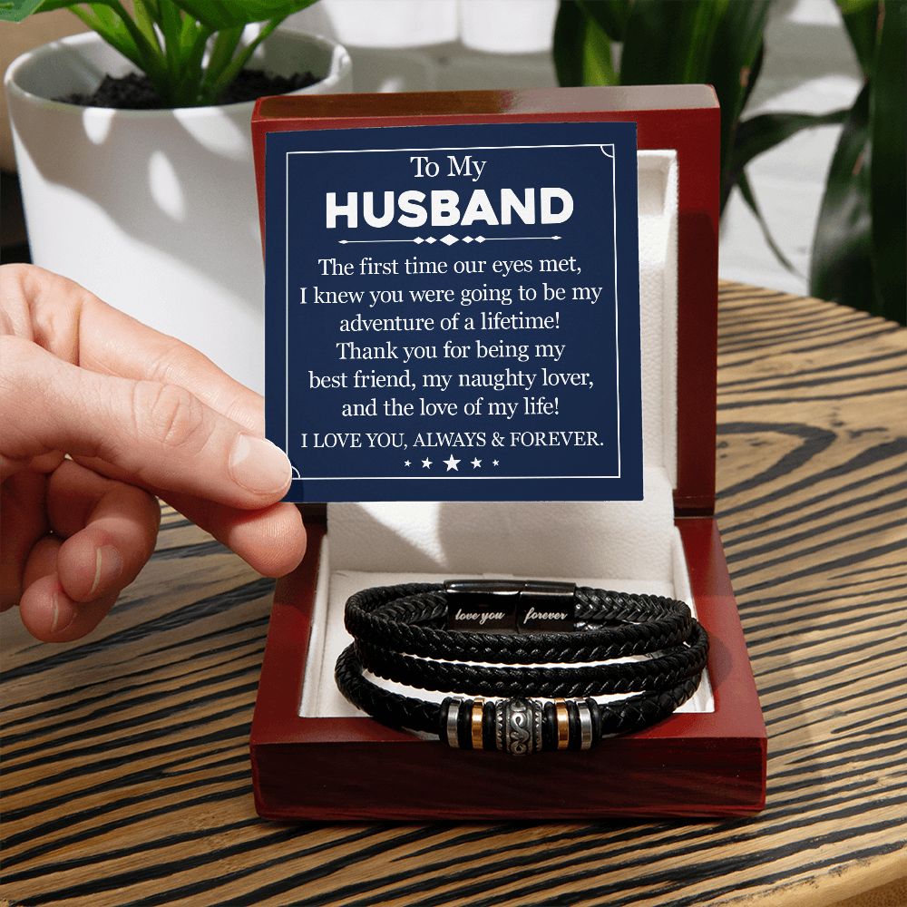 My Husband First Time Love You Forever Bracelet