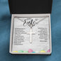 Stainless Cross with Ball Chain necklace