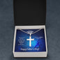 To My Fishing Dad| Stainless Steel Cross Necklace