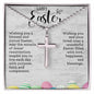 Stainless Cross with Ball Chain necklace