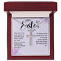 Happy Easter Stainless Cross Necklace with Ball Chain