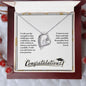 Graduation Forever Heart Necklace