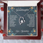 To My Granddaughter Forever Love Necklace