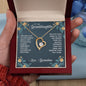 To My Granddaughter Forever Love Necklace
