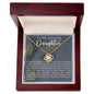 To My Amazing Daughter Love Knot Necklace