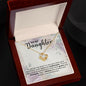 To My Daughter Love Knot Necklace