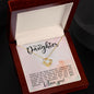 To My Daughter Love Knot Necklace