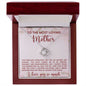 To The Most Loving Mother Love Knot Necklace