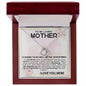 To My Loving Mother Love Knot Necklace