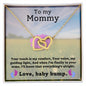 To My Mommy Interlocking Heart Necklace