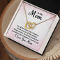 To My Mom| Interlocking Hearts Necklace