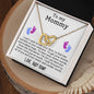 To My Mommy Interlocking Heart Necklace