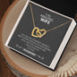 My Wife | You're Amazing - Interlocking Hearts necklace