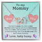 To My Mommy Interlocking Heart Necklace