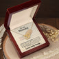 To My Mommy Interlocking Heart Necklace