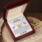 To My Mommy Interlocking Heart Necklace