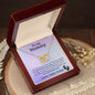 To My Mommy Interlocking Heart Necklace