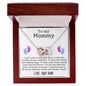 To My Mommy Interlocking Heart Necklace