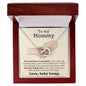 To My Mommy Interlocking Heart Necklace