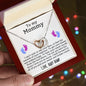 To My Mommy Interlocking Heart Necklace