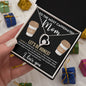 To The Most Caffeinated Mom Forever Love Necklace