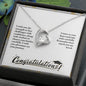 Graduation Forever Heart Necklace