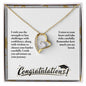 Graduation Forever Heart Necklace
