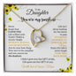To My Daughter(Sunshine)| Forever Love Necklace