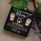 To The Most Caffeinated Mom Forever Love Necklace
