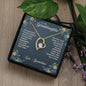 To My Granddaughter Forever Love Necklace