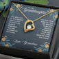 To My Granddaughter Forever Love Necklace